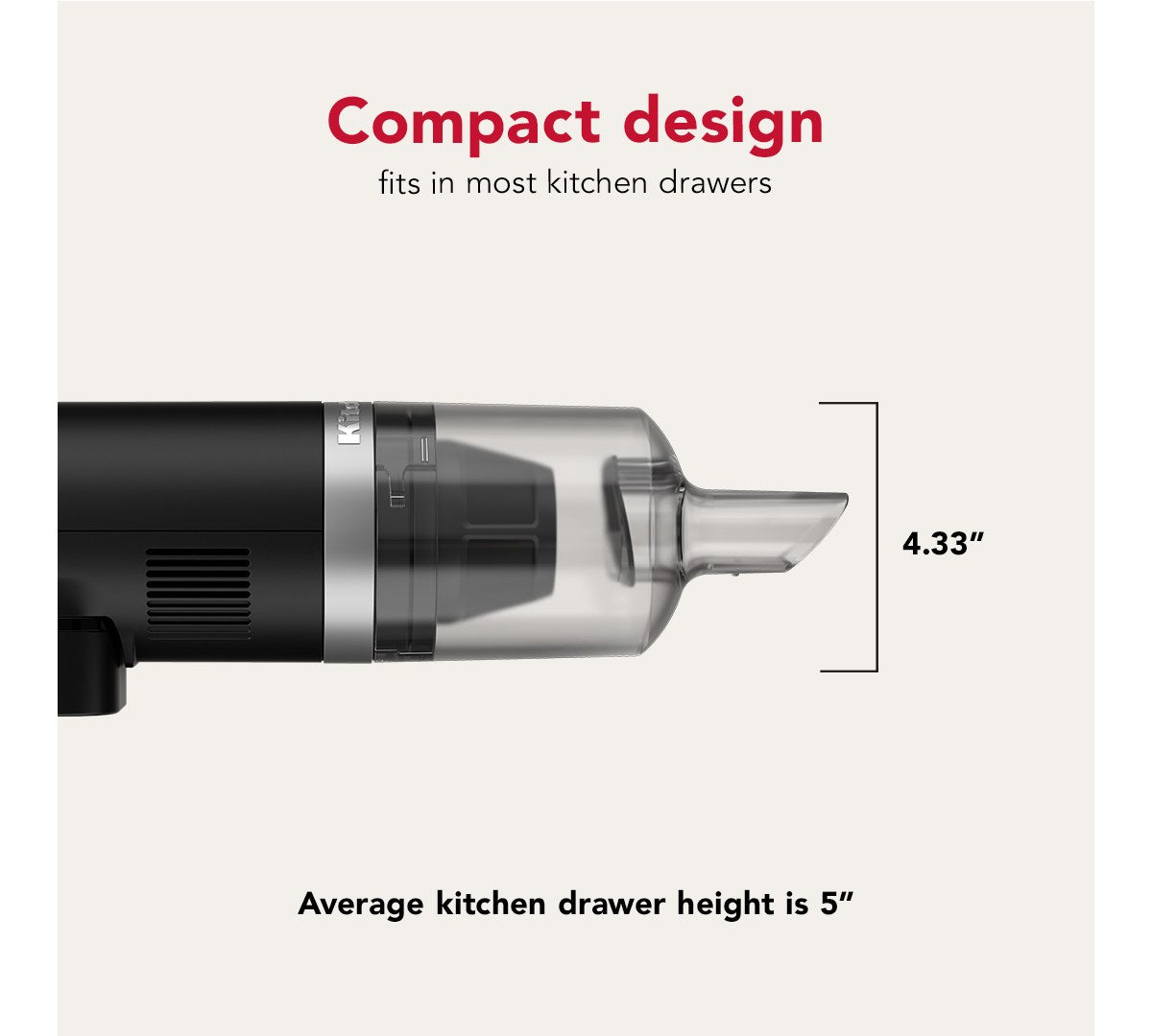 KitchenAid Go® Cordless Kitchen Vacuum - battery sold separately