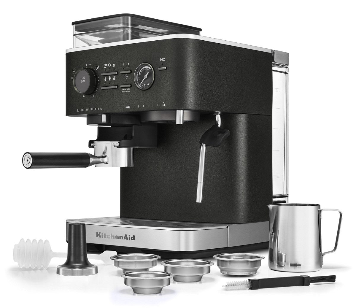 Semi Automatic Espresso Machine with Burr Grinder