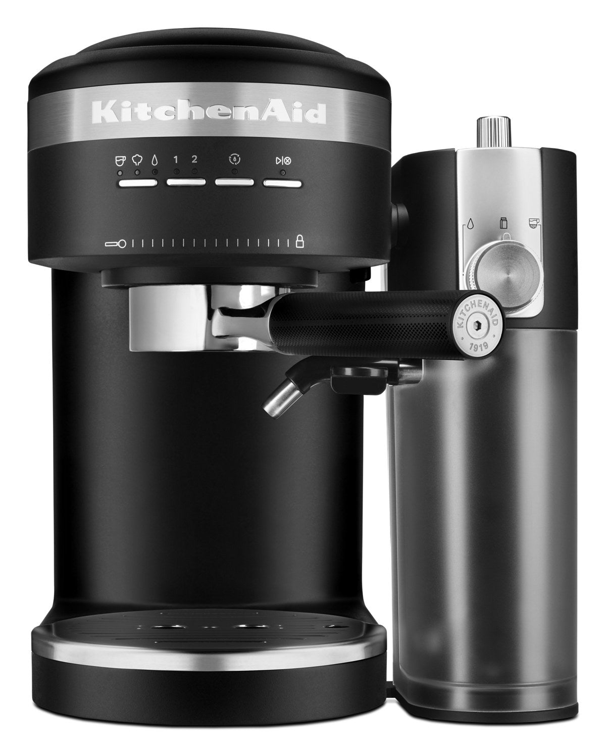 Semi-Automatic Espresso Machine with Free Automatic Milk Frother Attachment