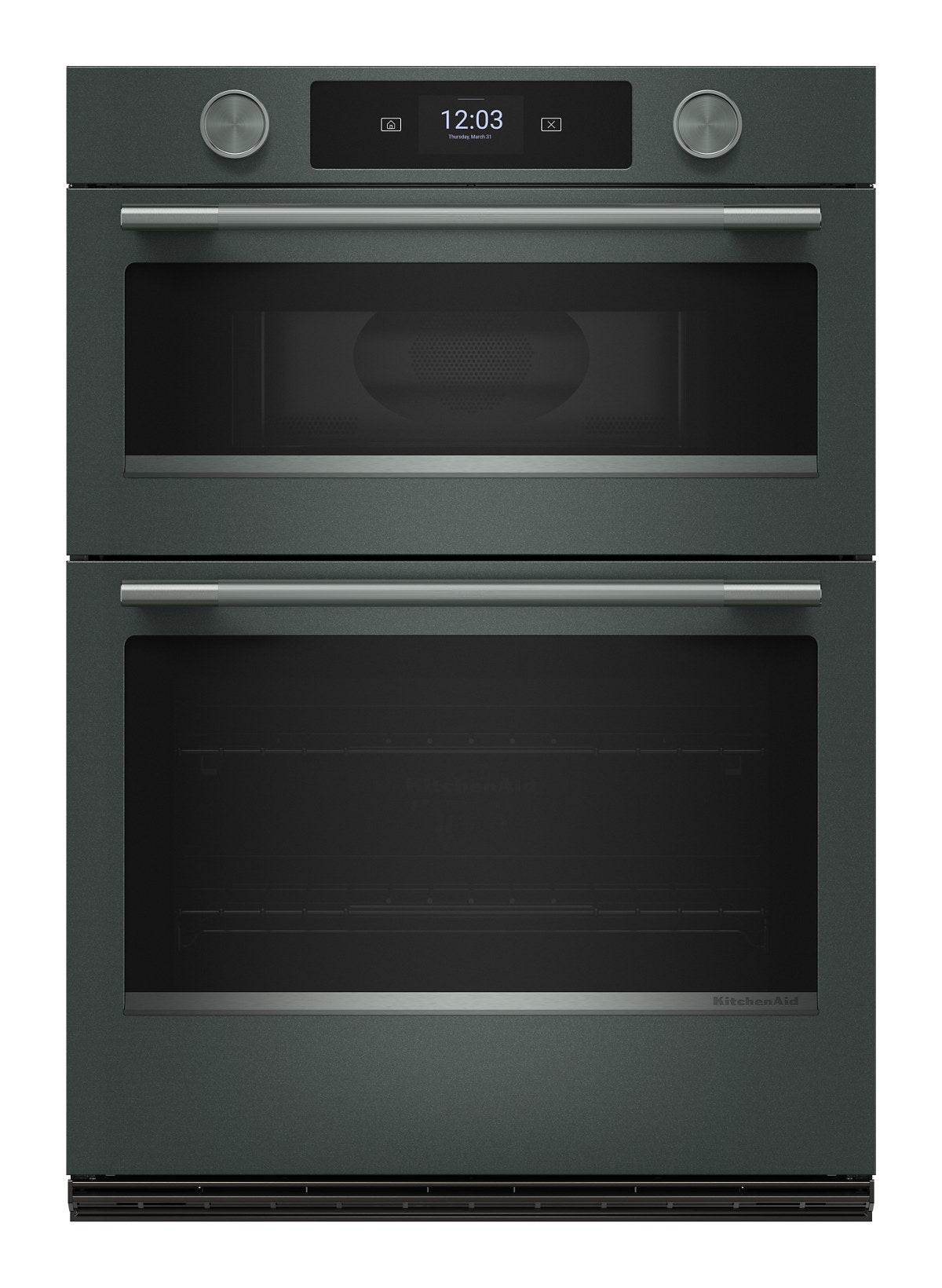 30-inch Smart Electric Combo Wall Oven with Intelligent Cooking Camera - Black Ore