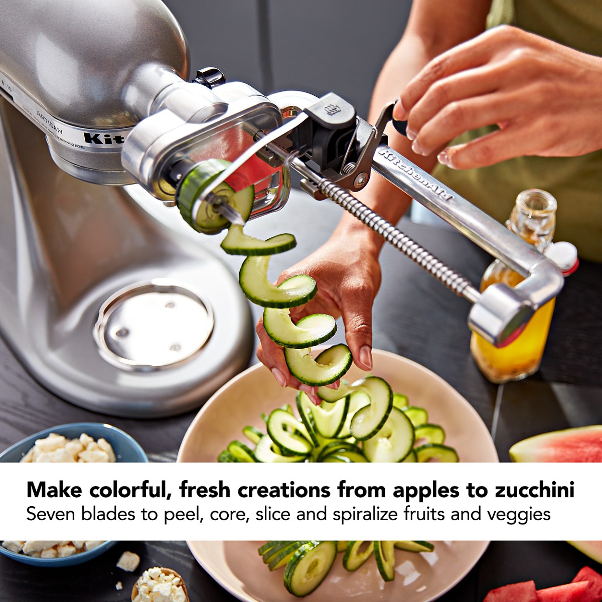 7 Blade Spiralizer Plus with Peel, Core and Slice